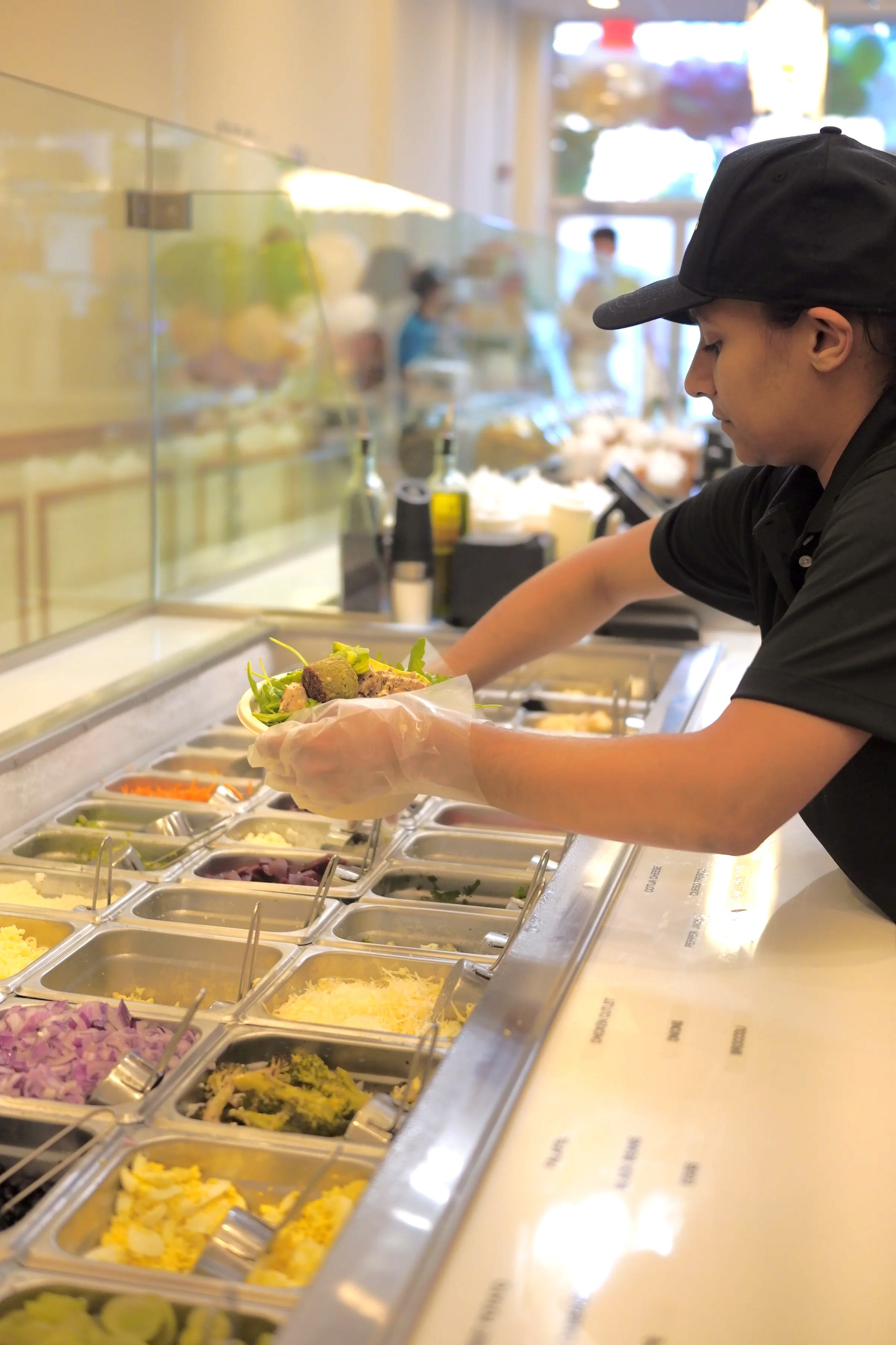 Fresh chopped salad bowl